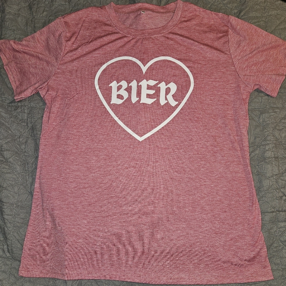 Oktoberfest Bier Pink XL Tshirt.